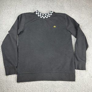 Vans Pullover Sweater Men's Black‎ Gray Long Sleeve Size Small